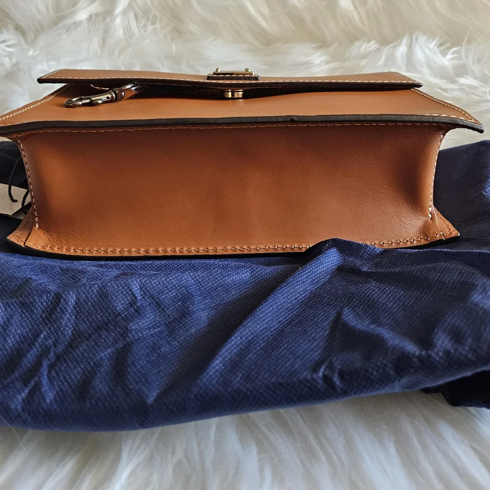 Dooney & Bourke Tan and Brown Crossbody Bag - Picture 3 of 11